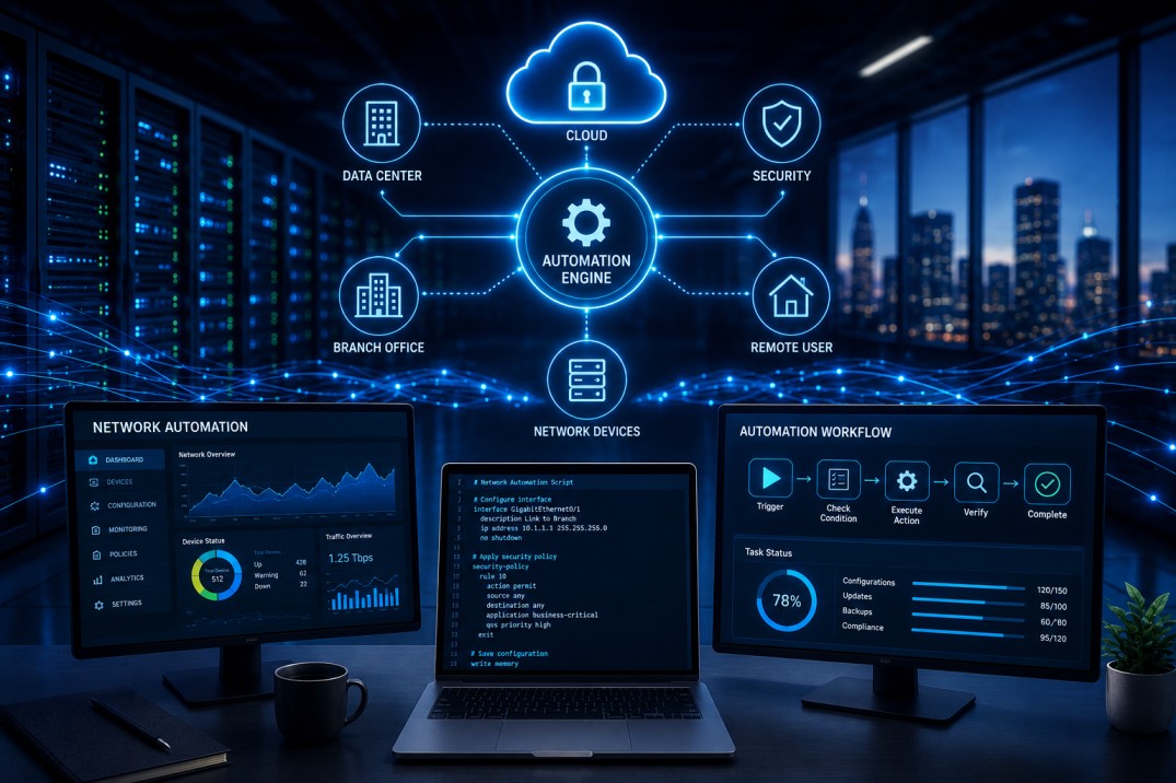 Network Automation in 2026: How Enterprises Can Build Smarter, Faster, and More Reliable Networks